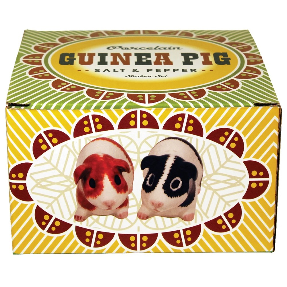 Guinea Pig Salt & Pepper Shaker Set - Porcelain